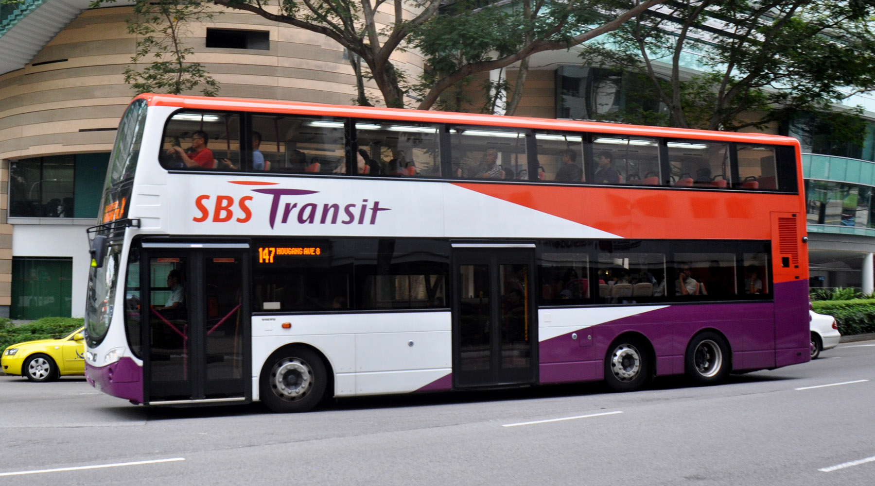 berpergian dengan bus di Singapura